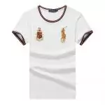 ralph lauren t-shirt with logo pony electric rust r66260 blanc